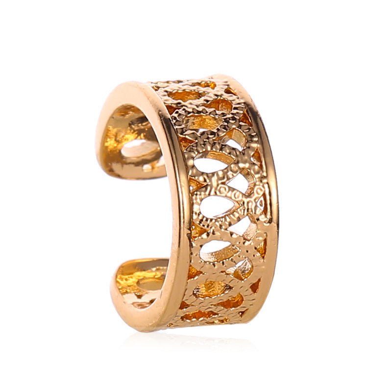 Micro-inlaid Zircon Six-pointed Star Ear Bone Clip Female Sen Super Fairy