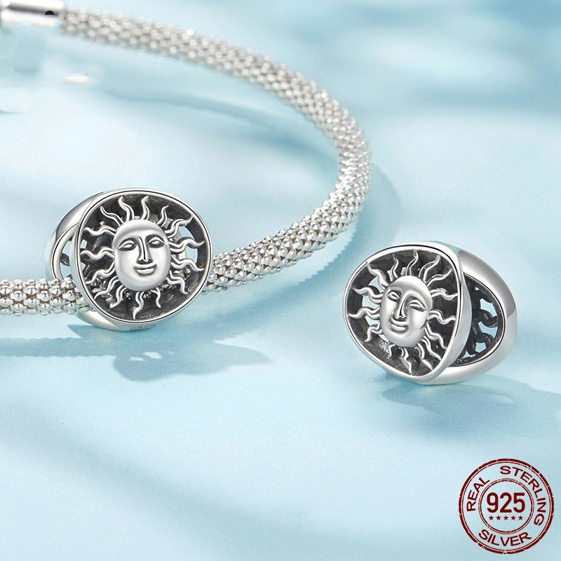 Hollow Apollo Guard Beaded S925 Sterling Silver