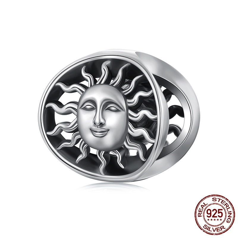 Hollow Apollo Guard Beaded S925 Sterling Silver