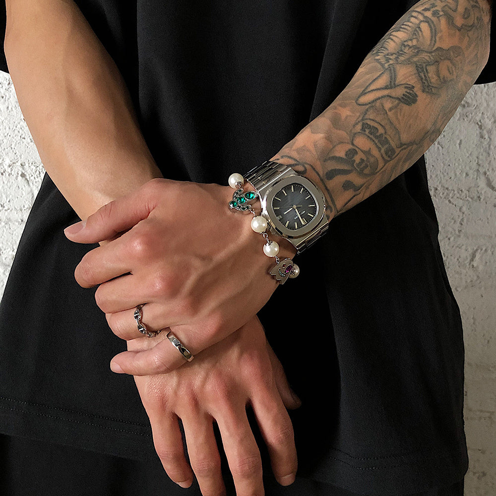 Splice Bracelet Pearl Coconut Tree Green