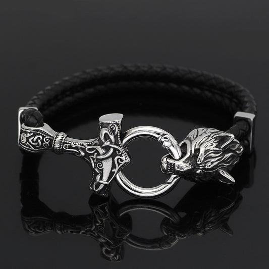 Personality Men's Jewelry Wolf Bracelet
