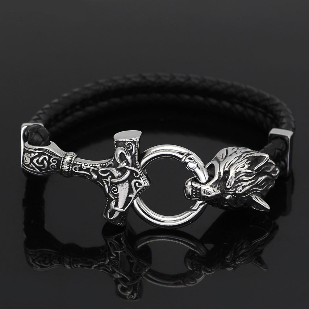 Personality Men's Jewelry Wolf Bracelet