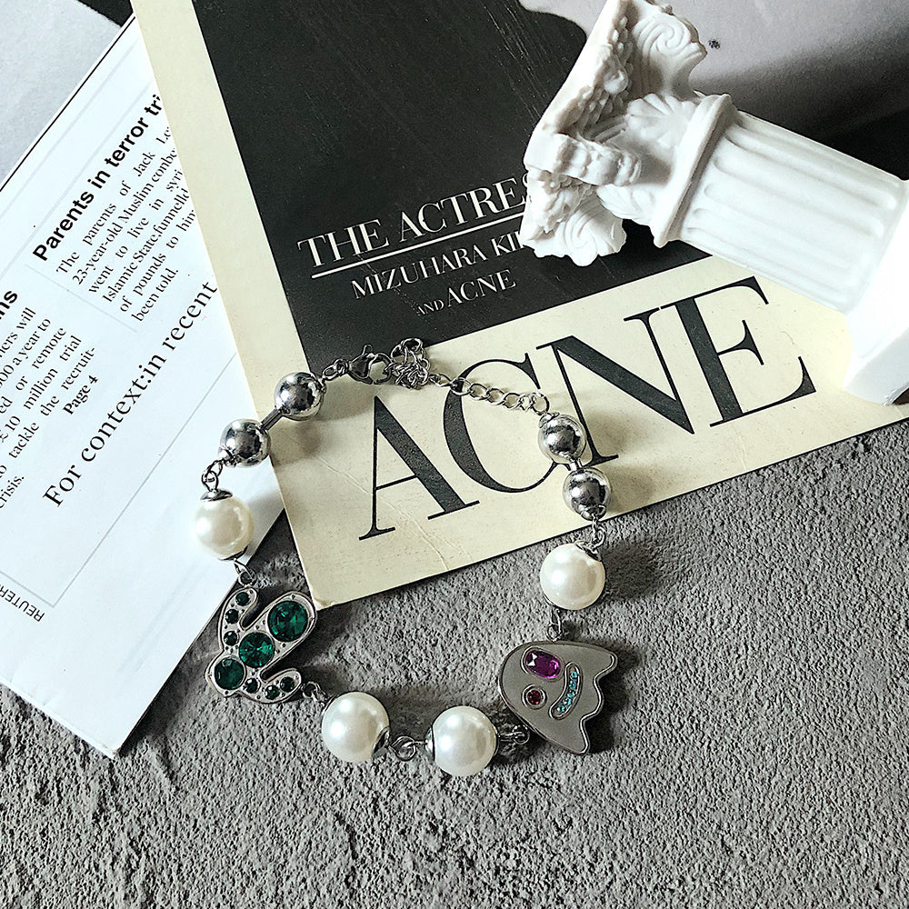 Splice Bracelet Pearl Coconut Tree Green