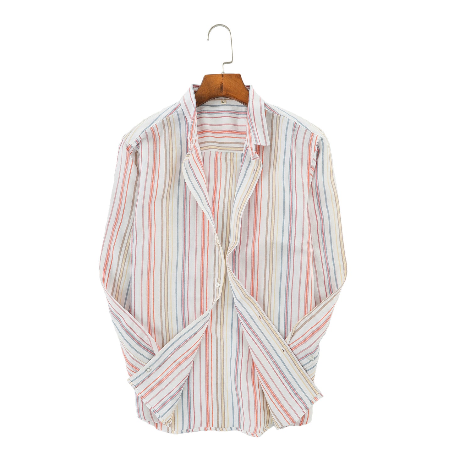 Men's Japanese Style Stripe Linen Shirt