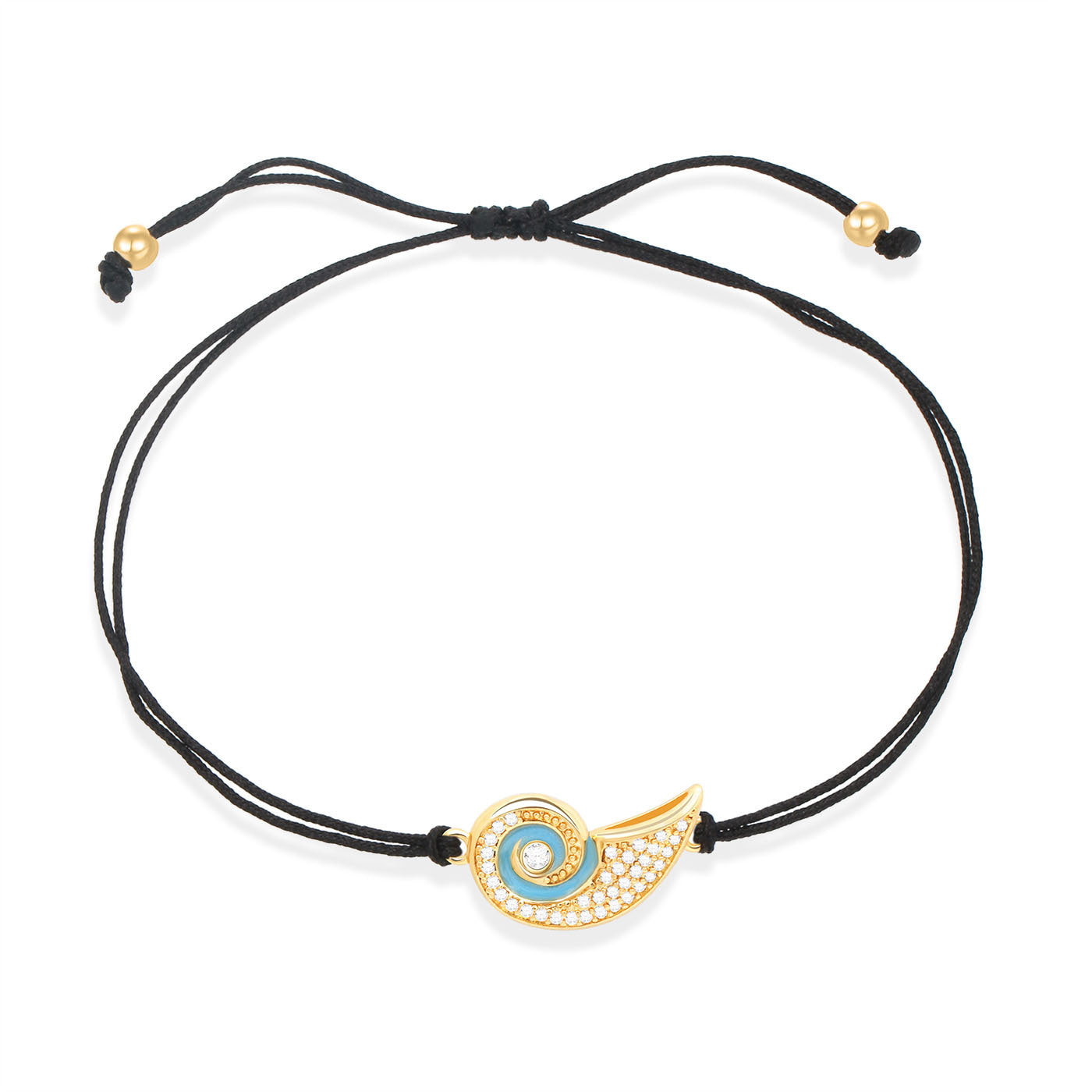 Conch Red Rope Simple Bracelet