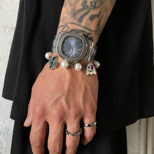 Splice Bracelet Pearl Coconut Tree Green