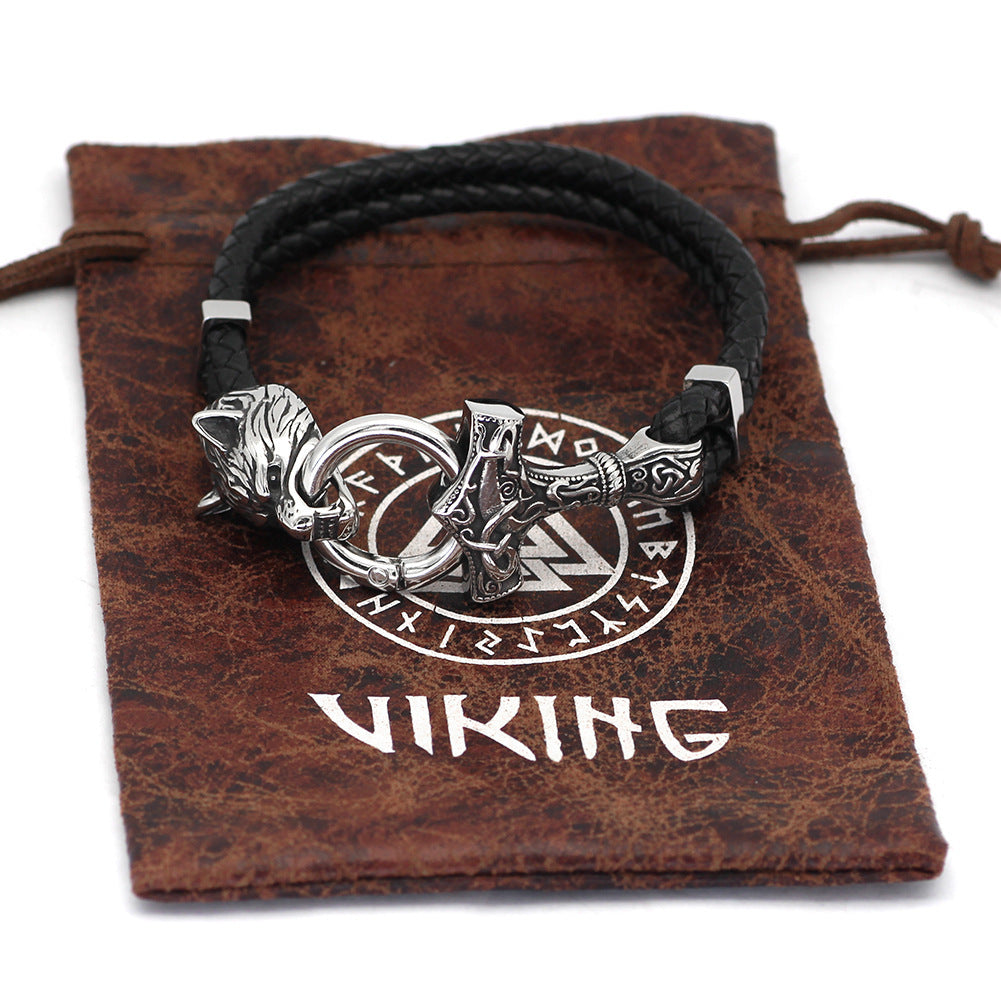 Personality Men's Jewelry Wolf Bracelet